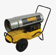 side view of deWalt forced air heater