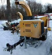 back of wood chipper and tow bar