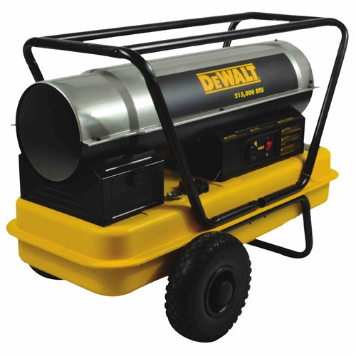 DeWalt 215,000 BTU Forced Air Heater W/Fuel Included