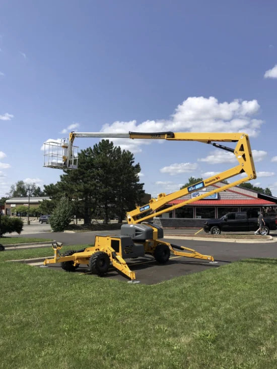 Haulotte 55' Driveable man lift from Wards Equpment Rental in Michigan