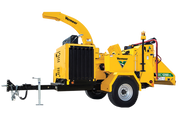 brush and wood chipper side view