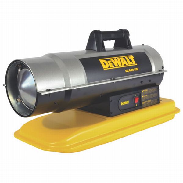 DeWalt 75,000 BTU Forced Air Heater W/Fuel Included