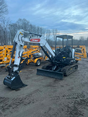 bobcat mini excavator in Ward's Rental yard
