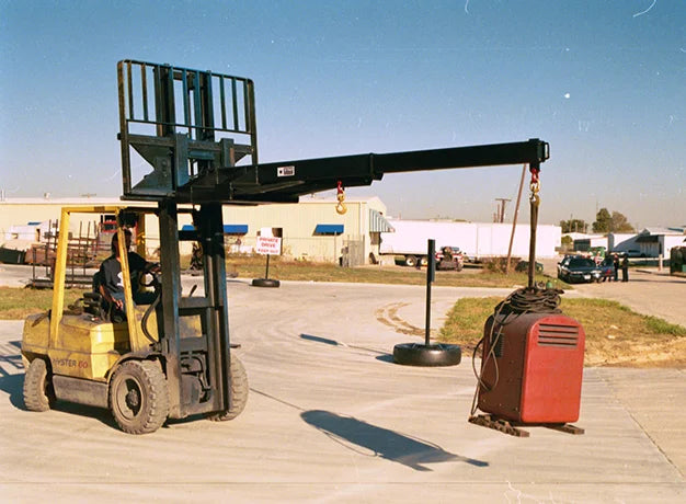 7'-12' Adjustable Jib Boom Forklift Adapter