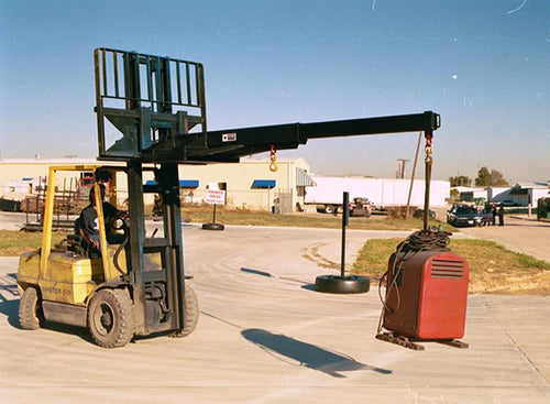 7'-12' Adjustable Jib Boom Forklift Adapter