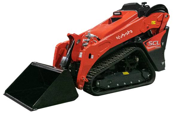 Compact Stand-On Tracked Skid Loader Kubota SCL1000