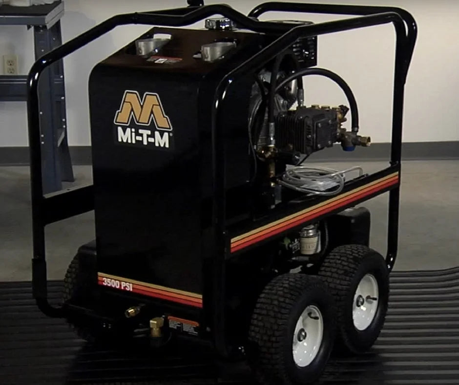 Mi-T-M brand heated power washer for rent