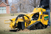 stump grinder side view