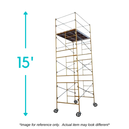 Bil-Jax Indoor/Outdoor Scaffolding Tower - 15' Kit