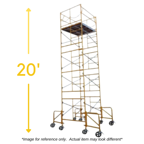 Bil-Jax Indoor/Outdoor Scaffolding Tower - 20' Kit