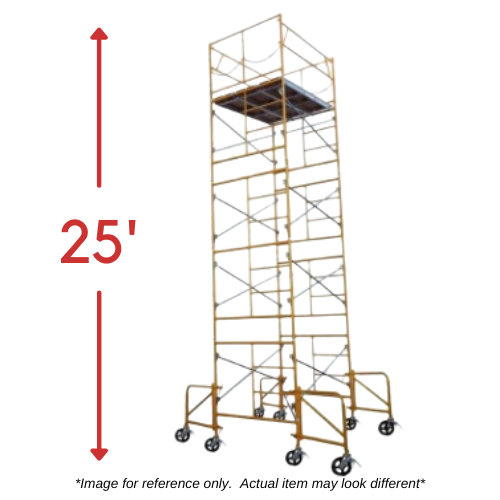 Bil-Jax Indoor/Outdoor Scaffolding Tower - 25' Kit