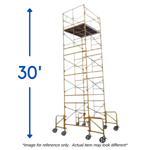 Bil-Jax Indoor/Outdoor Scaffolding Tower - 30' Kit