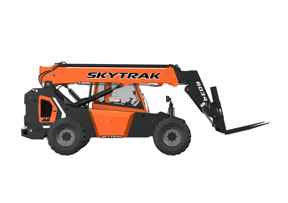 skytrak 6034 forklift stowed