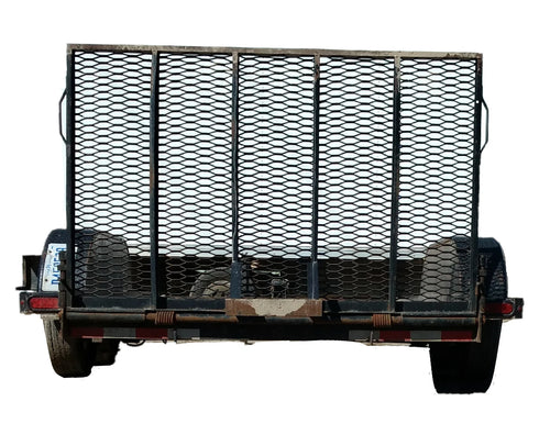 back of equipment trailer ramp